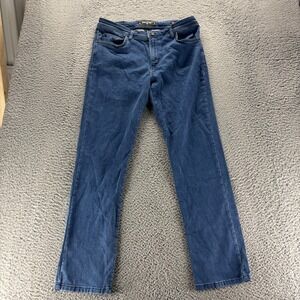 Jack of Spades Jeans Mens 35x32 Blue Dark Wash Cotton Stretch Jack Straight fit